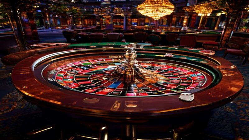 Minh họa đặt cược trong và ngoài roulette 888VBET